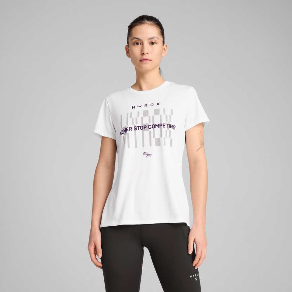 W PUMA x HYROX TAD TEE - White
