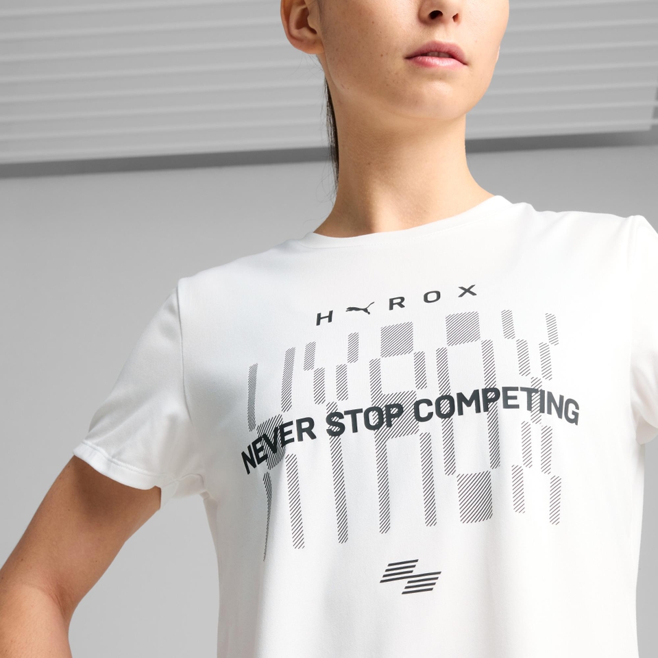 W PUMA x HYROX TAD TEE - White