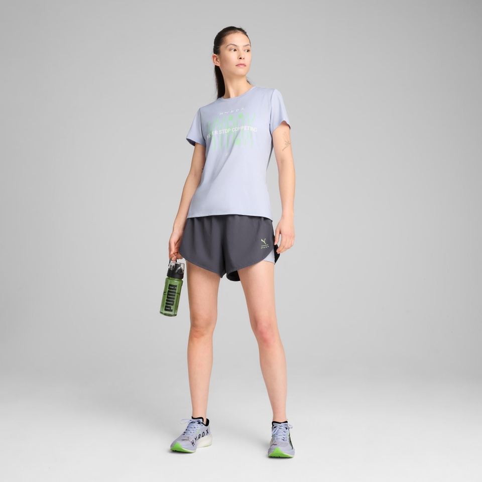 W PUMA x HYROX TAD TEE - Blue