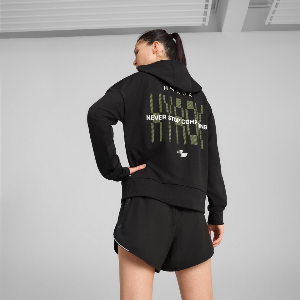 W PUMA x HYROX Cloudspun Hoodie - Black