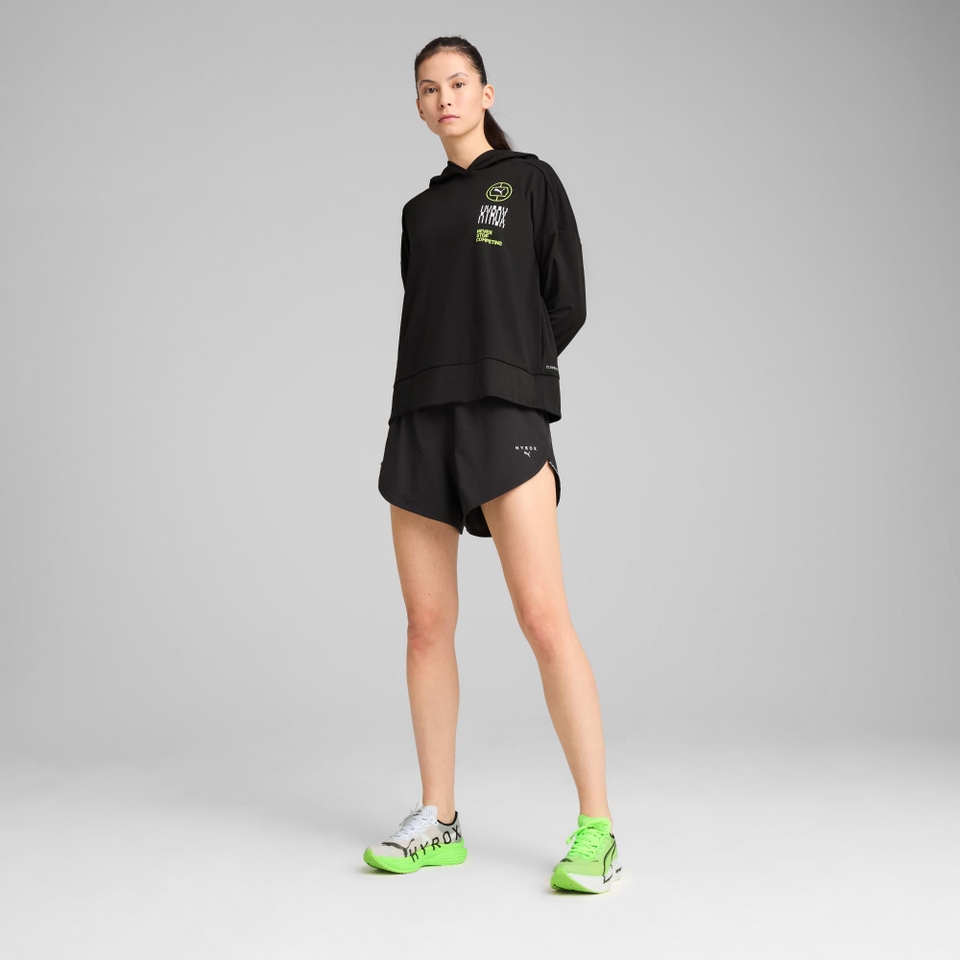 W PUMA x HYROX Cloudspun Hoodie - Black