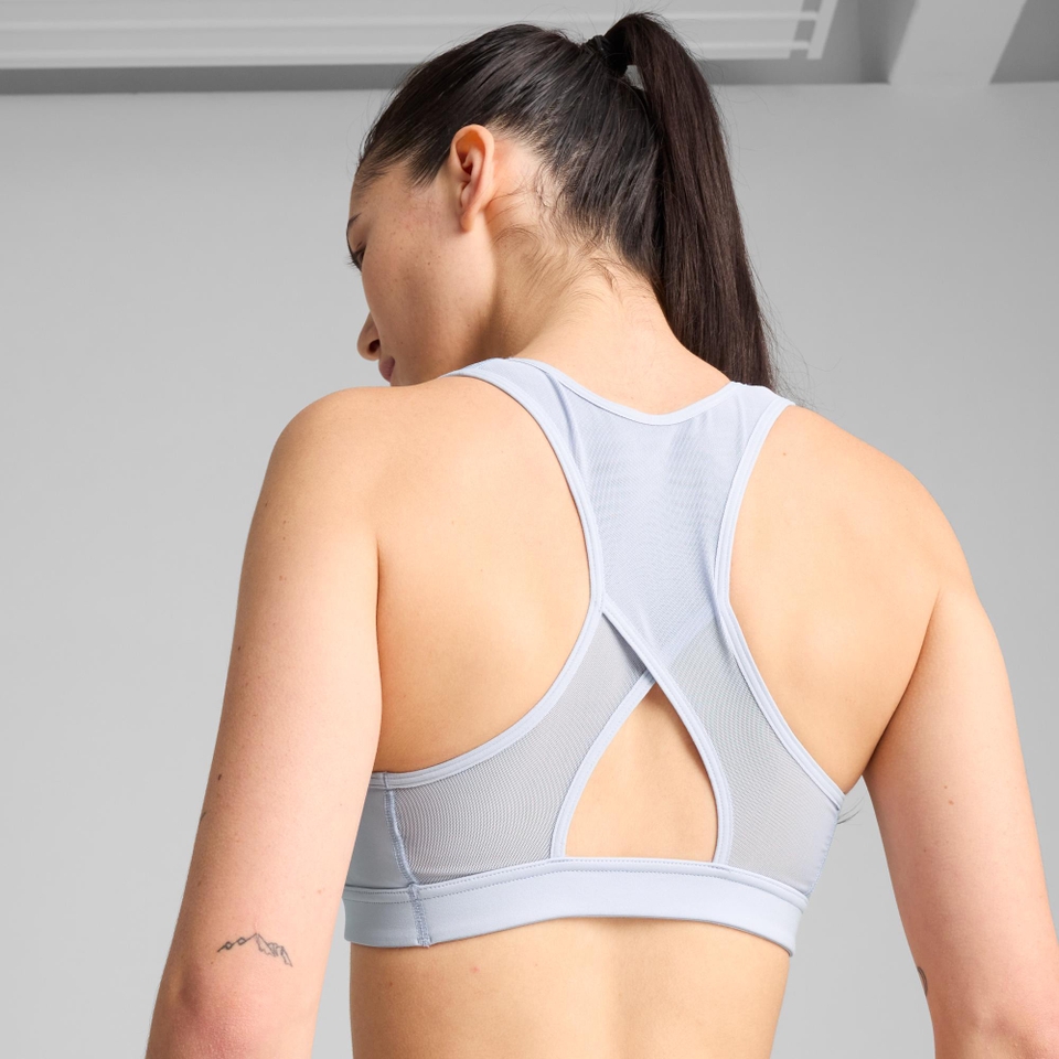 W PUMA x HYROX Mid Impact Bra - Blue