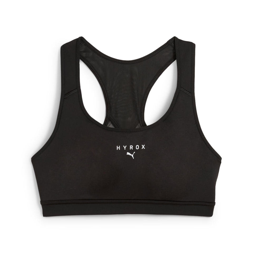 W PUMA x HYROX Mid Impact Bra - Black