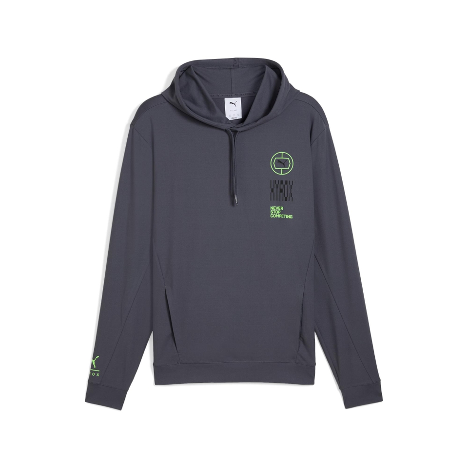 M PUMA x HYROX Cloudspun Hoodie - Grey