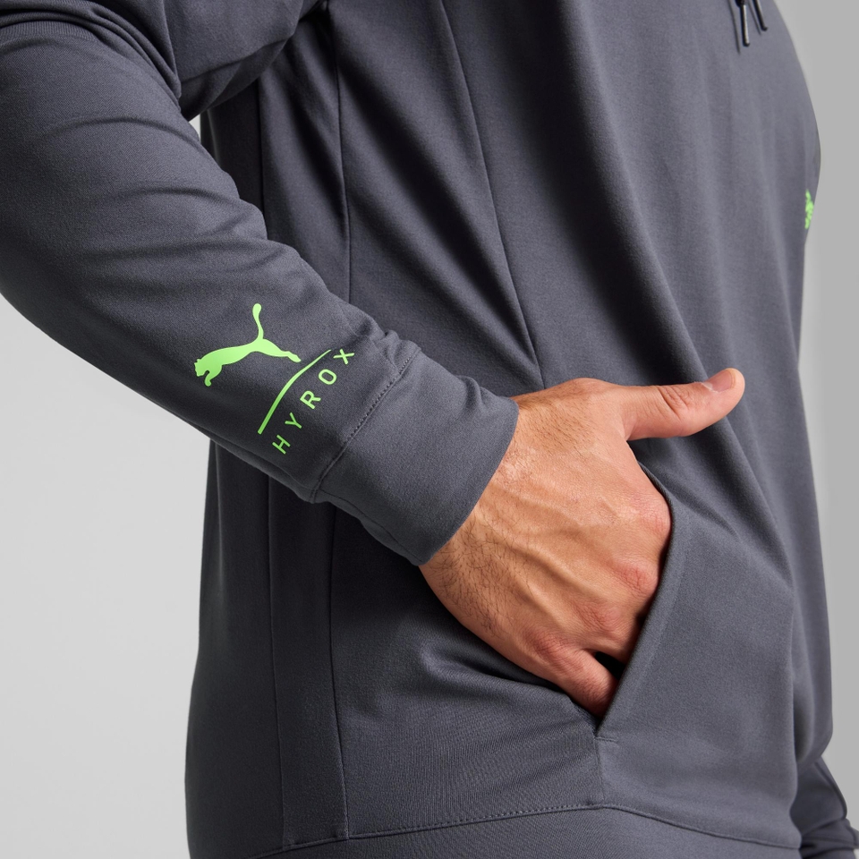 M PUMA x HYROX Cloudspun Hoodie - Grey