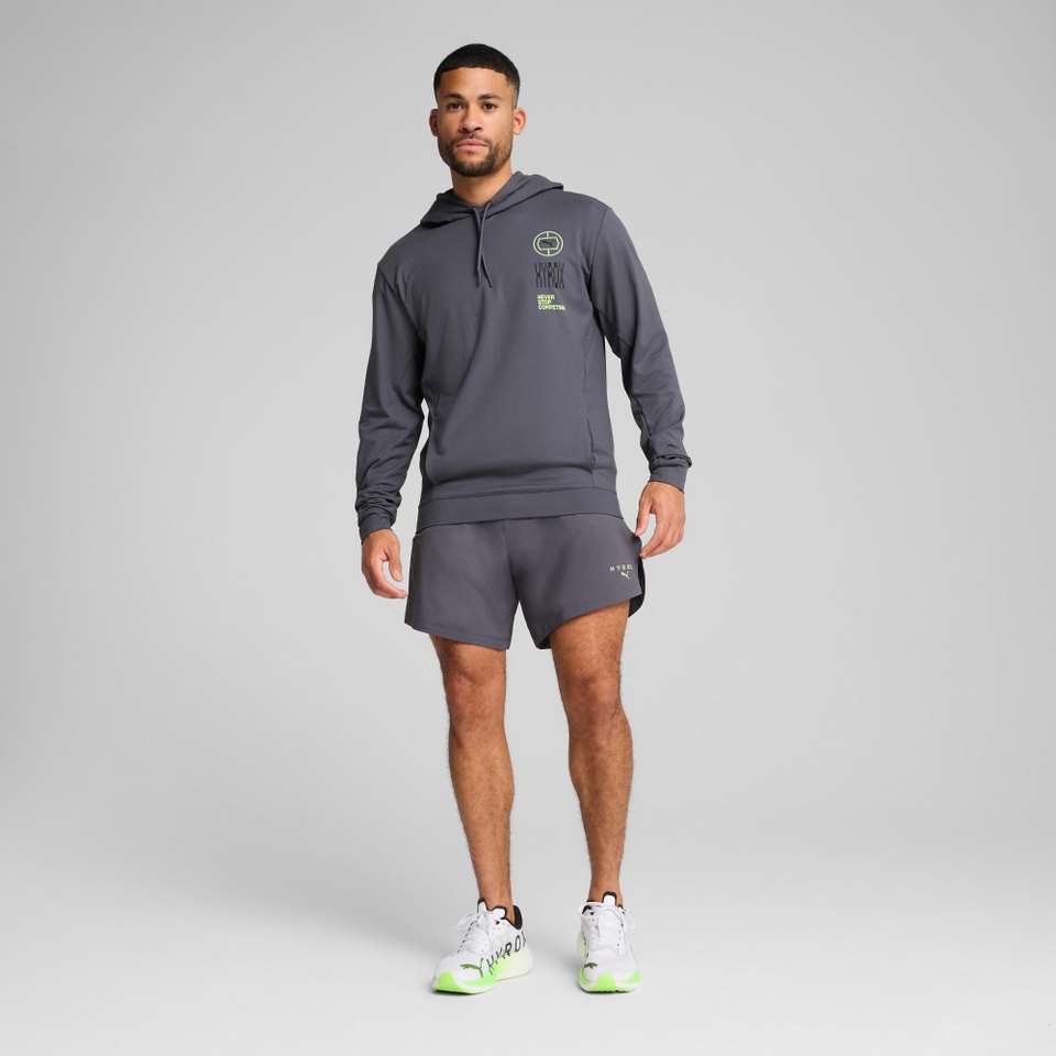 M PUMA x HYROX Cloudspun Hoodie - Grey