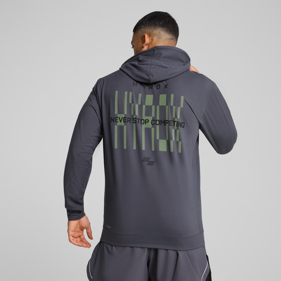 M PUMA x HYROX Cloudspun Hoodie - Grey