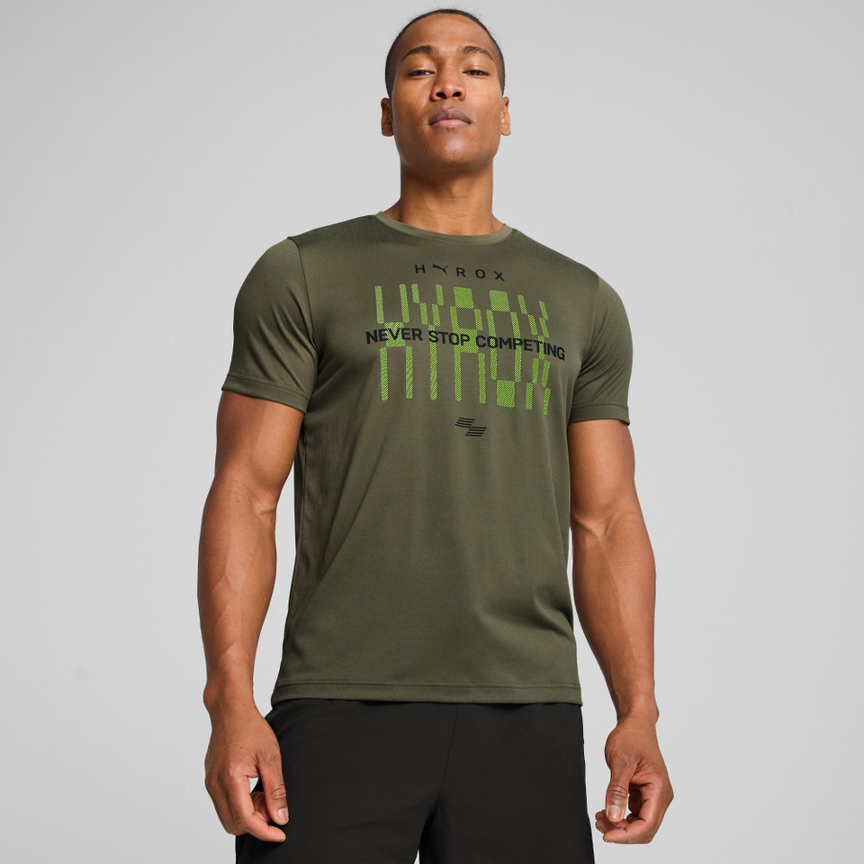 M PUMA x HYROX TAD TEE - Green