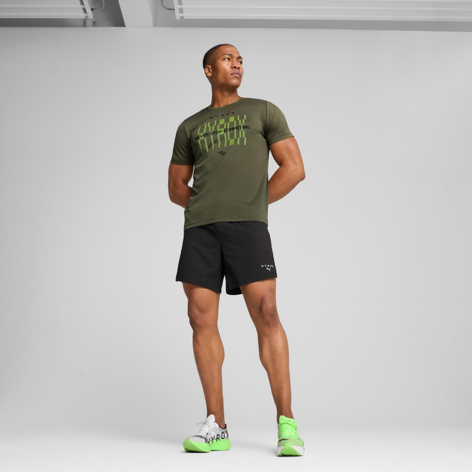 M PUMA x HYROX TAD TEE - Green