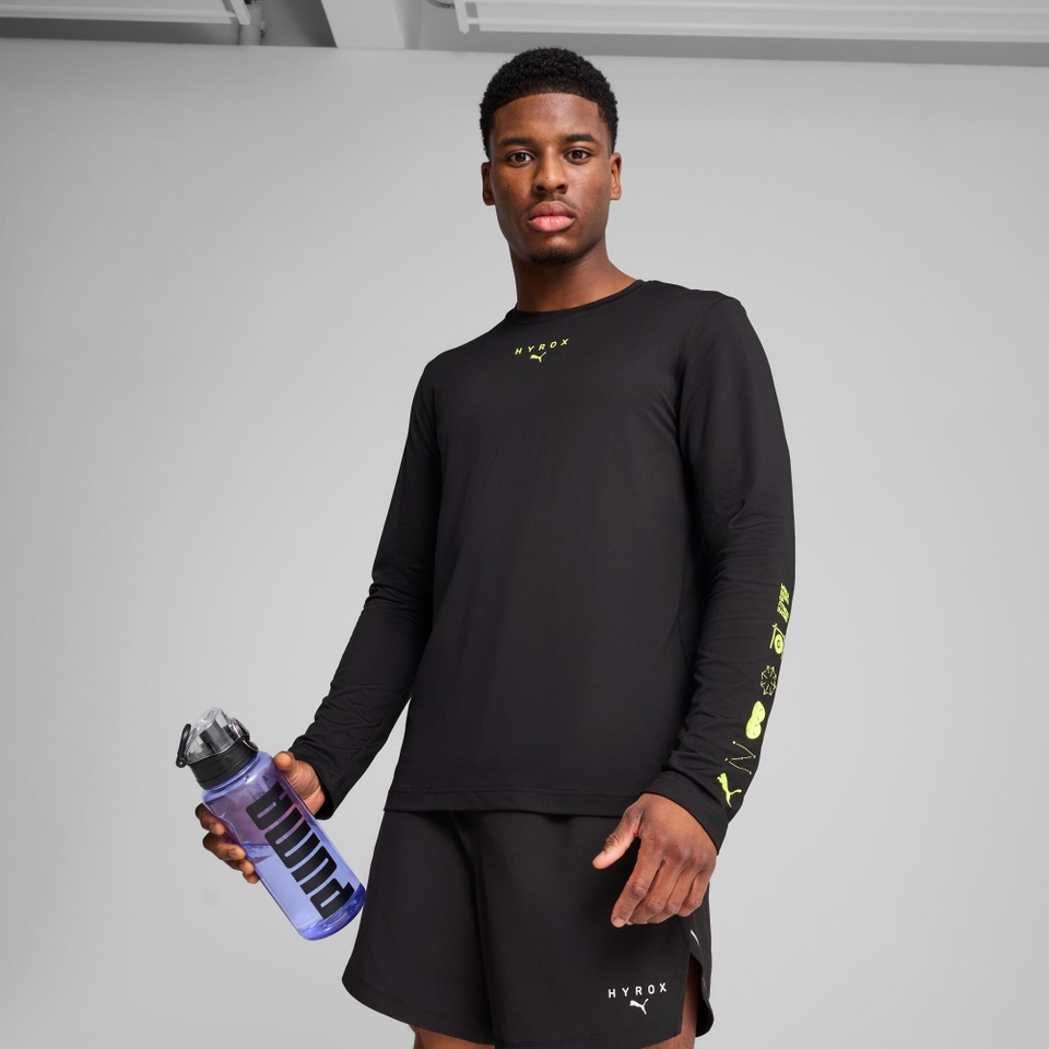 M PUMA x HYROX Cloudspun LS Tee - Black