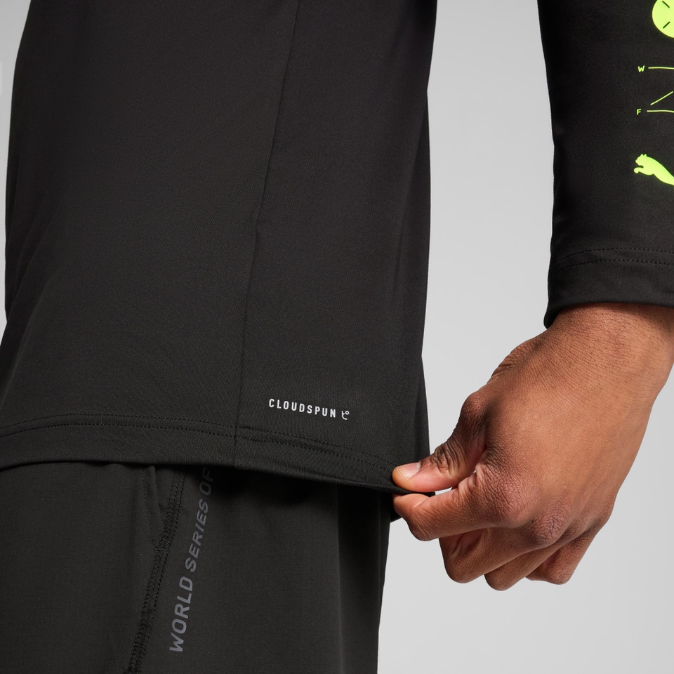 M PUMA x HYROX Cloudspun LS Tee - Black
