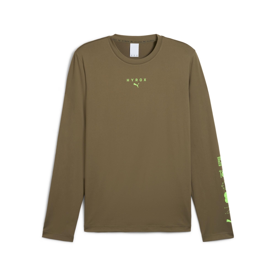M PUMA x HYROX Cloudspun LS Tee - Green