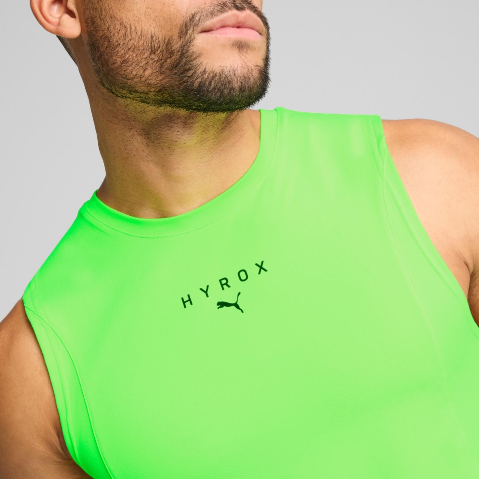 M PUMA x HYROX Cloudspun Tank - Green