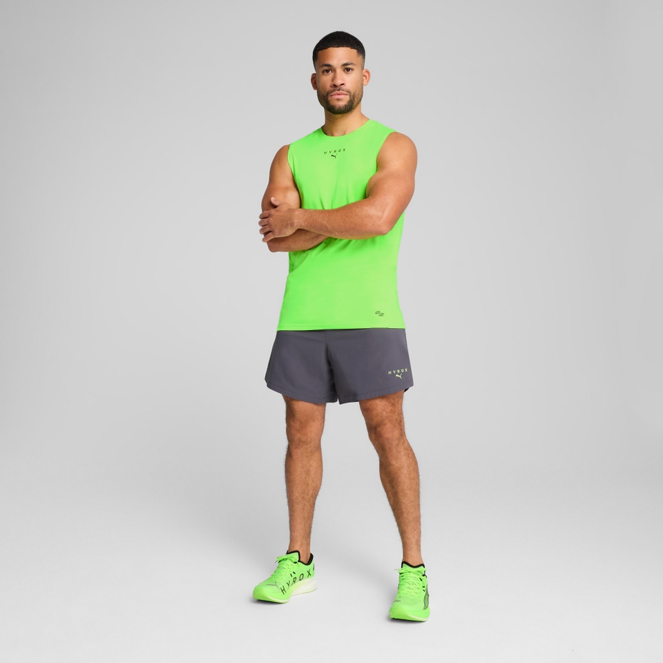 M PUMA x HYROX Cloudspun Tank - Green