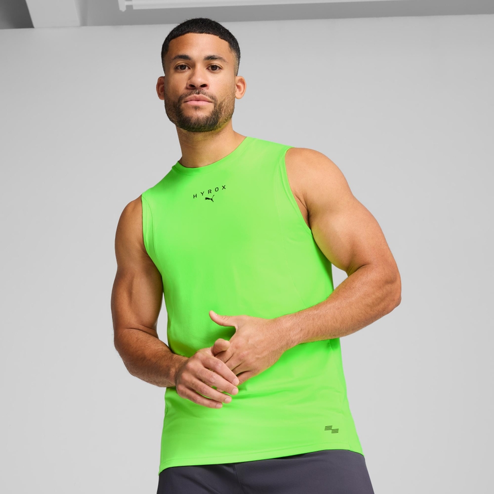 M PUMA x HYROX Cloudspun Tank - Green