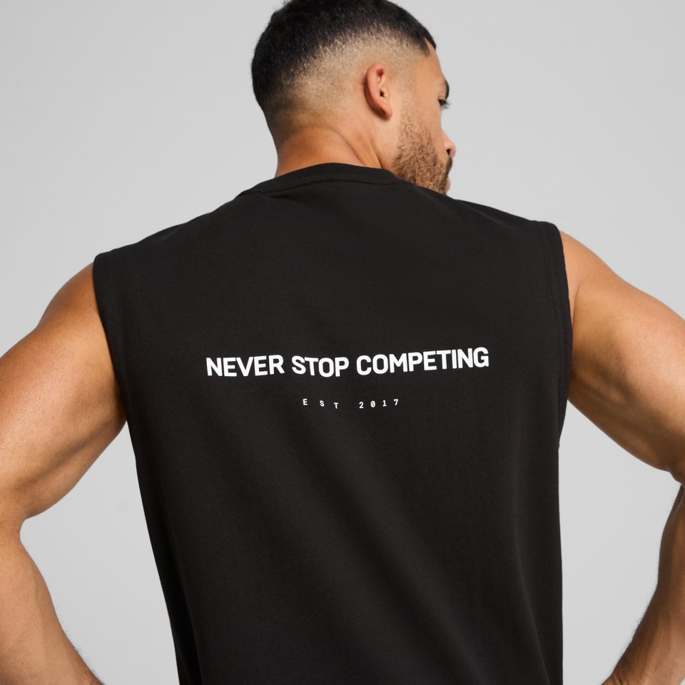 UNISEX PUMA x HYROX CUTOFF TANK - Black