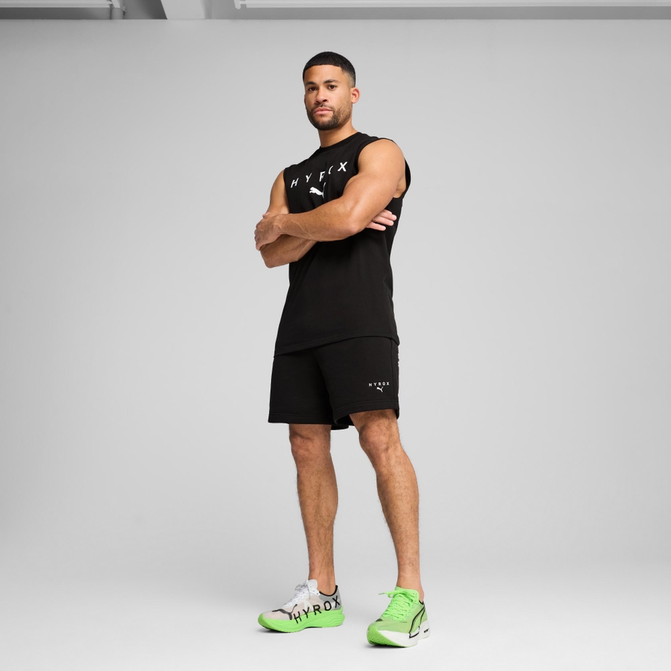 UNISEX PUMA x HYROX CUTOFF TANK - Black