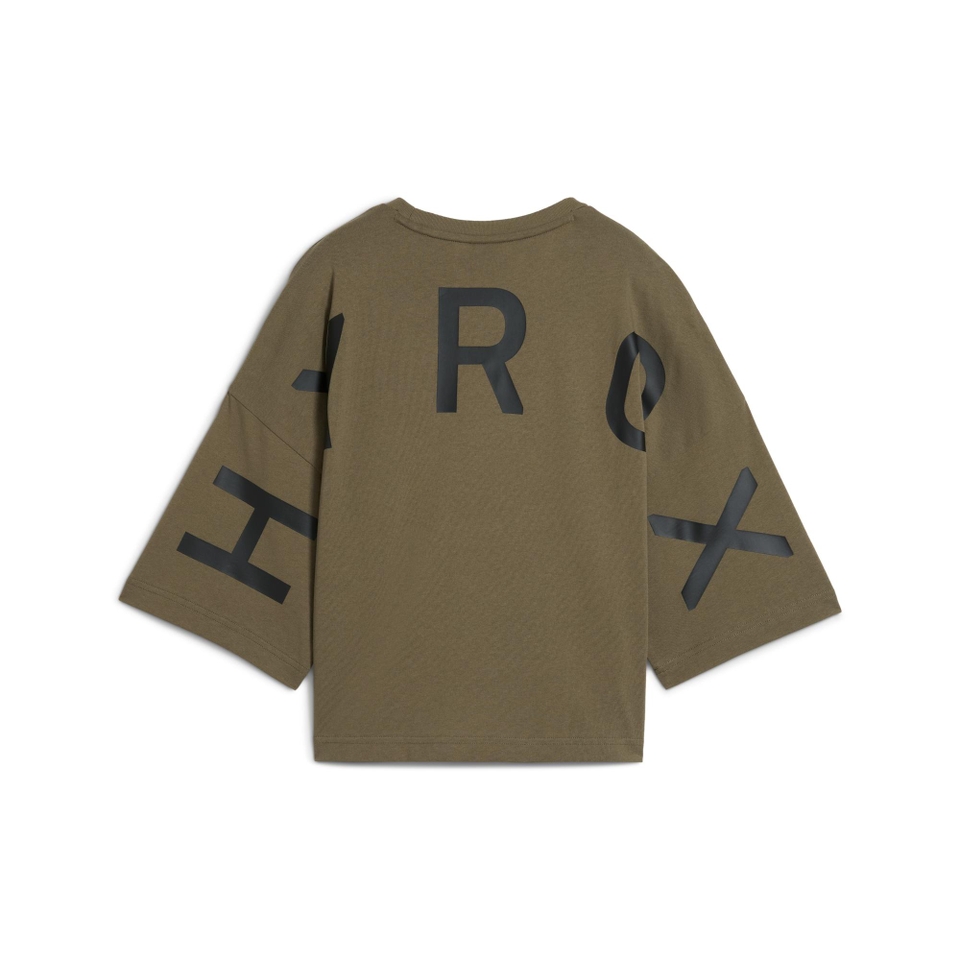 Womens PUMA x HYROX Oversize Tee - Green