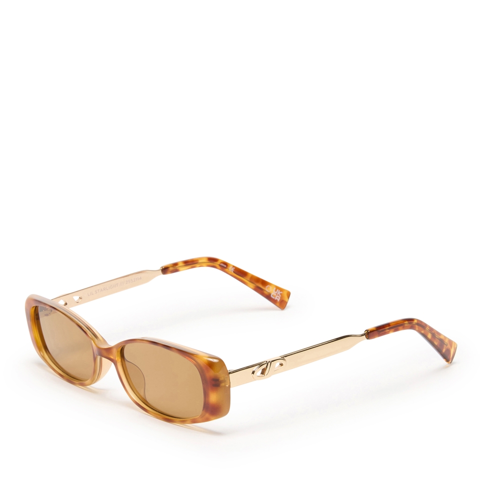 Le Specs Lil Starlight Polycarbonate Rectangle-Frame Sunglasses