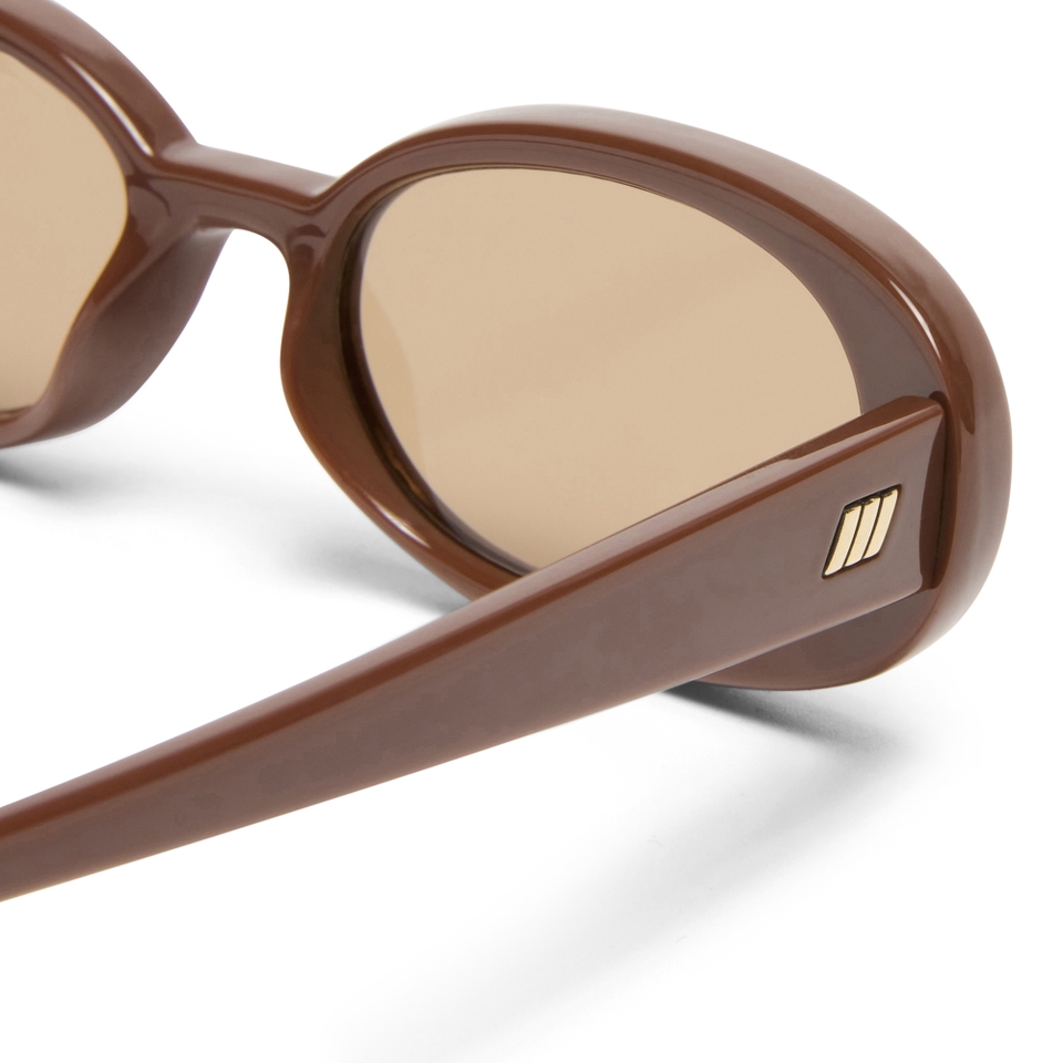 Le Specs Outta Love Polycarbonate Oval-Frame Sunglasses