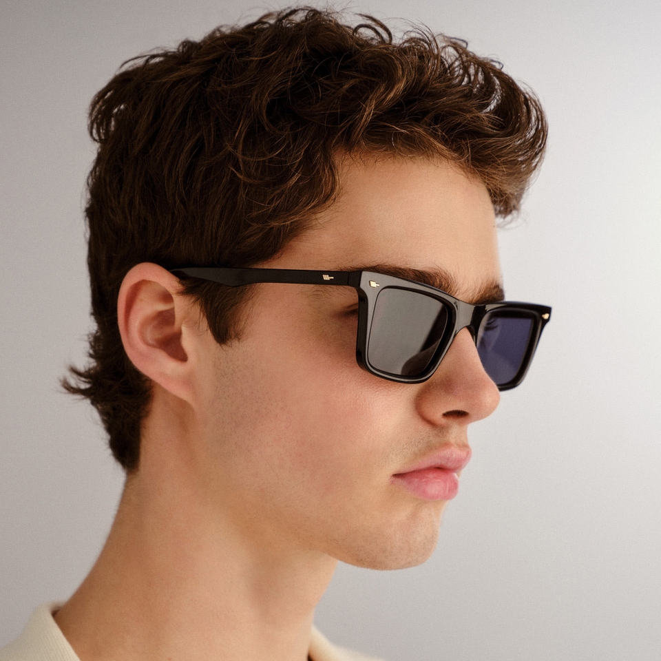 Le Specs Broski Acrylic D-Frame Sunglasses
