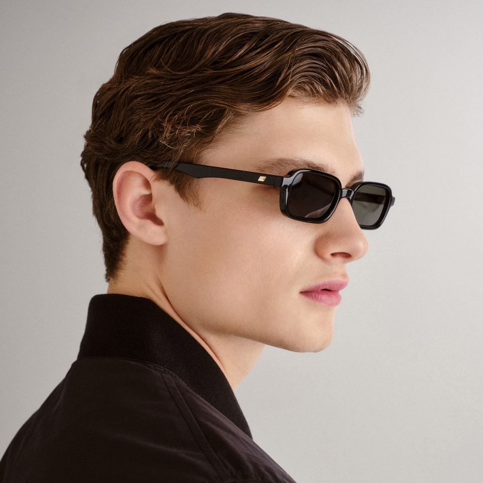 Le Specs Pilferer Polycarbonate Rectangle-Frame Sunglasses