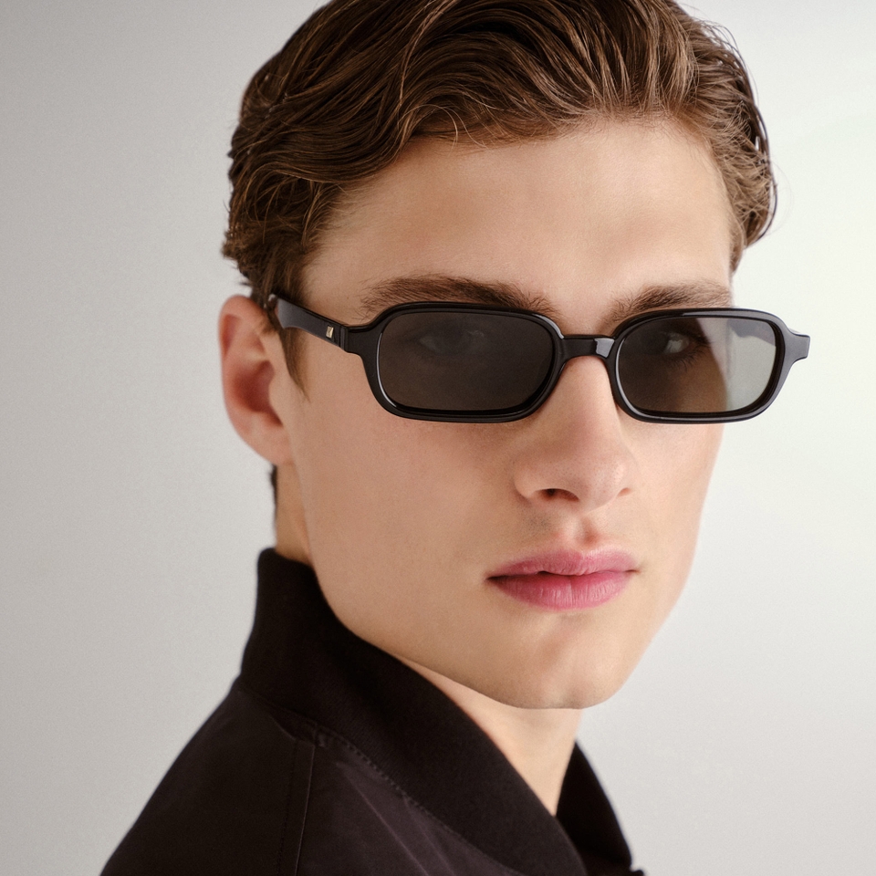 Le Specs Pilferer Polycarbonate Rectangle-Frame Sunglasses