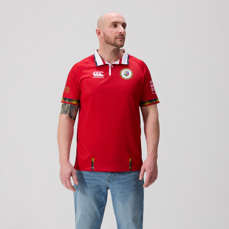 ADULT UNISEX MY NAME'S DODDIE FOUNDATION X BRITISH & IRISH LIONS CHARITY RUGBY JERSEY