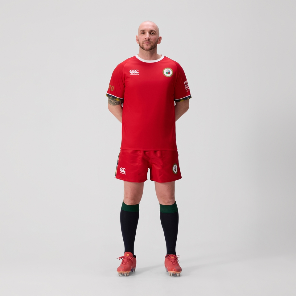 ADULT UNISEX MY NAME'5 DODDIE FOUNDATION X BRITISH & IRISH LIONS CHARITY RUGBY SHORTS