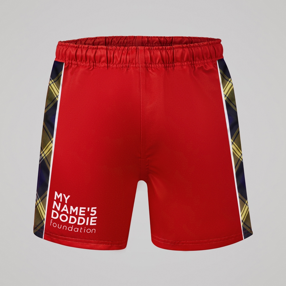 ADULT UNISEX MY NAME'5 DODDIE FOUNDATION X BRITISH & IRISH LIONS CHARITY RUGBY SHORTS