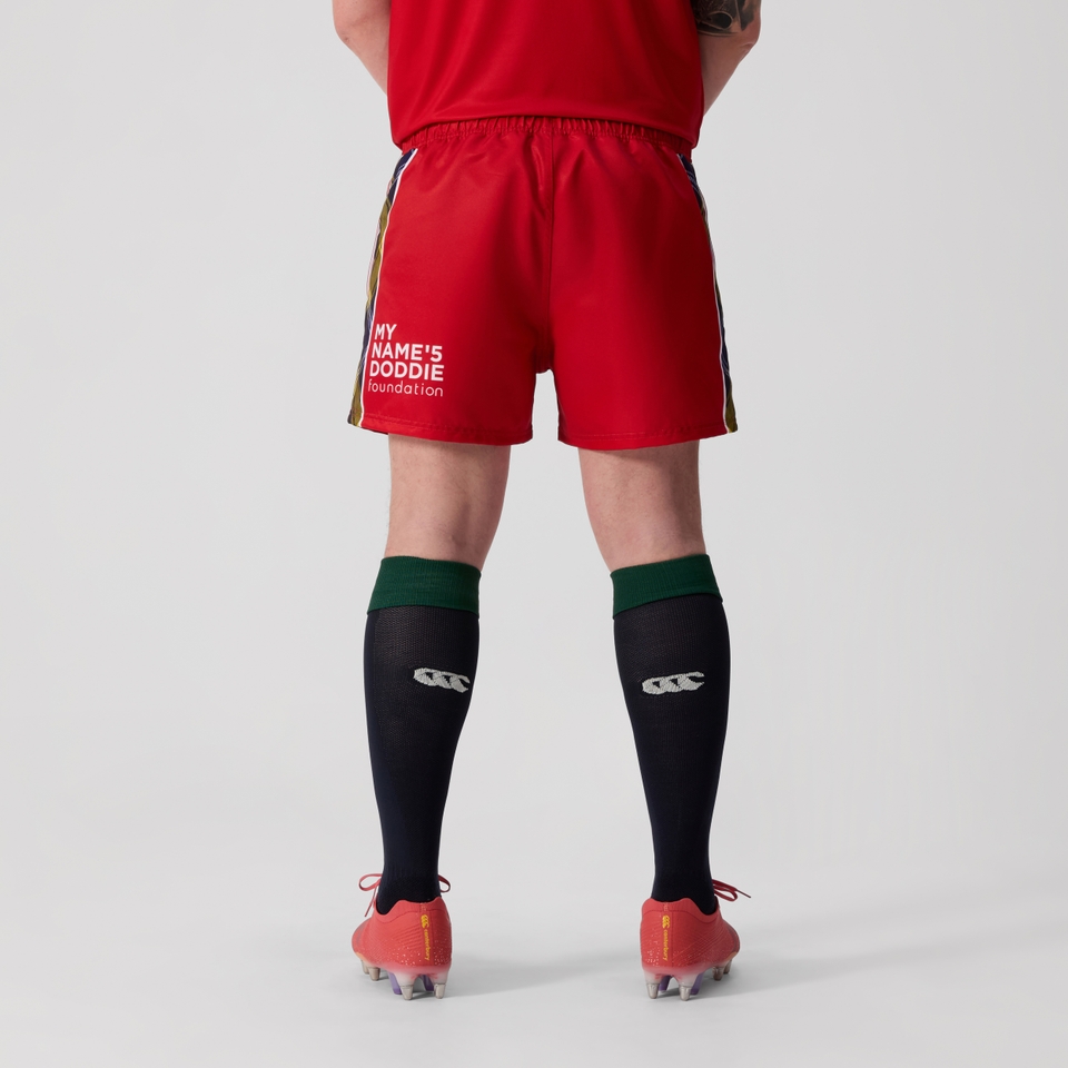 ADULT UNISEX MY NAME'5 DODDIE FOUNDATION X BRITISH & IRISH LIONS CHARITY RUGBY SHORTS