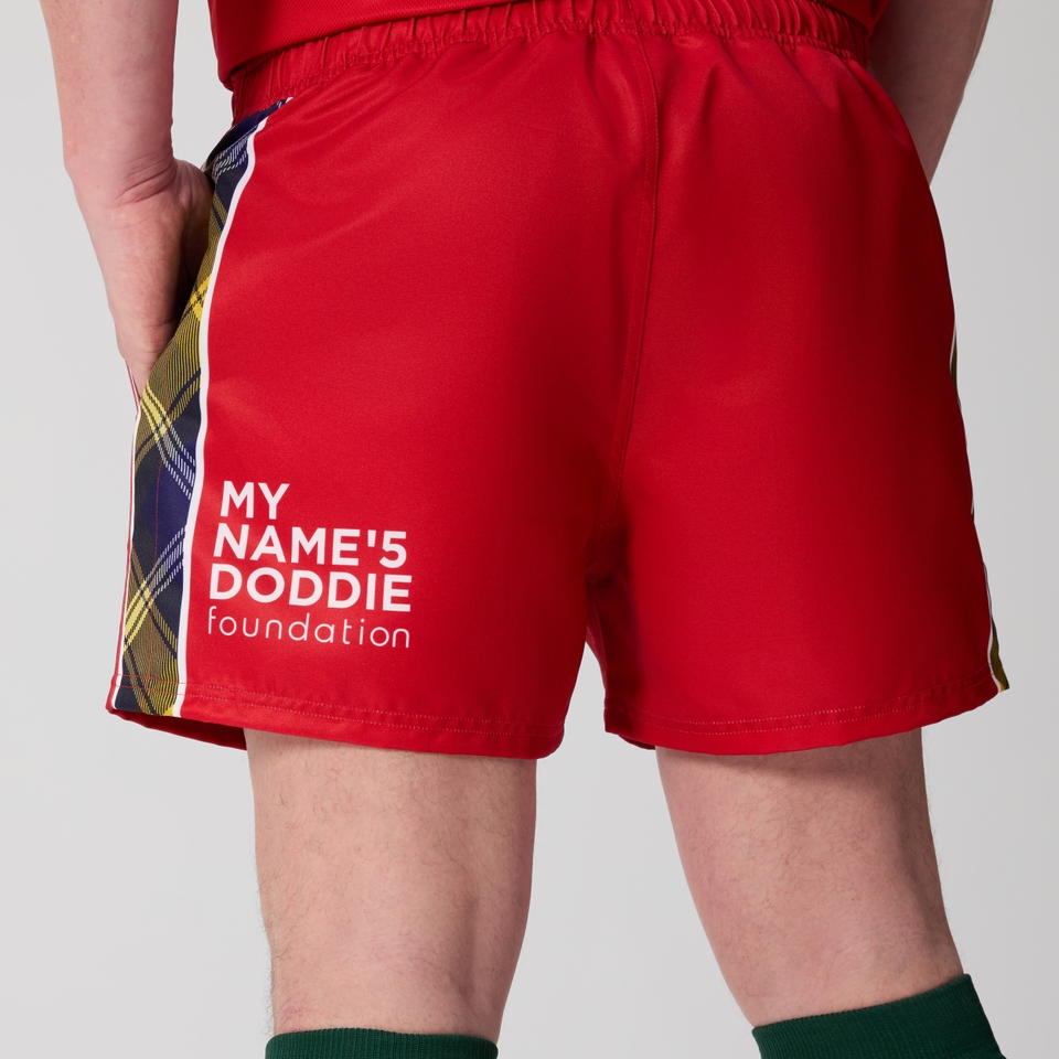ADULT UNISEX MY NAME'5 DODDIE FOUNDATION X BRITISH & IRISH LIONS CHARITY RUGBY SHORTS