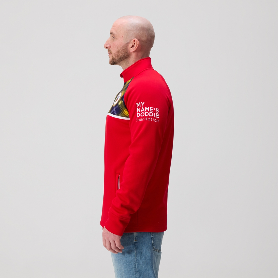 ADULT UNISEX MY NAME'5 DODDIE FOUNDATION X BRITISH & IRISH LIONS CHARITY 1/4 FLEECE MIDLAYER