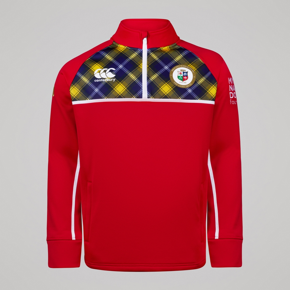 ADULT UNISEX MY NAME'5 DODDIE FOUNDATION X BRITISH & IRISH LIONS CHARITY 1/4 FLEECE MIDLAYER