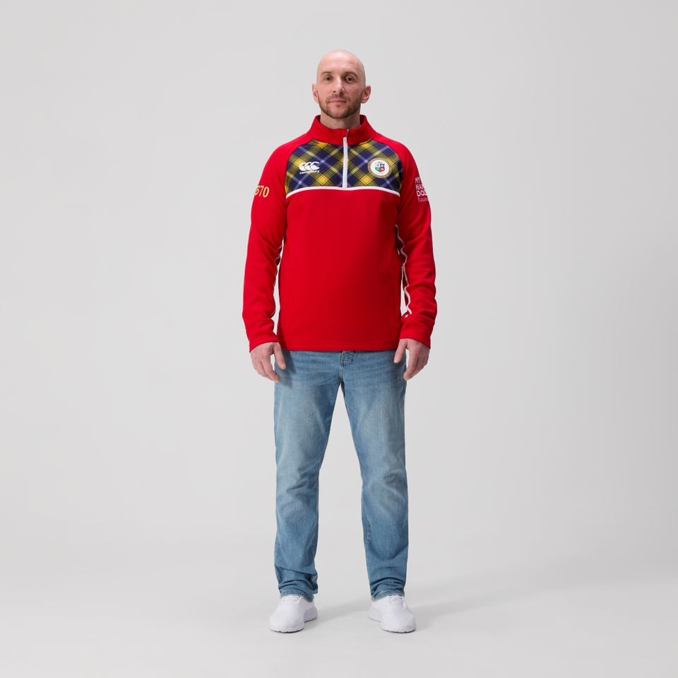 ADULT UNISEX MY NAME'5 DODDIE FOUNDATION X BRITISH & IRISH LIONS CHARITY 1/4 FLEECE MIDLAYER
