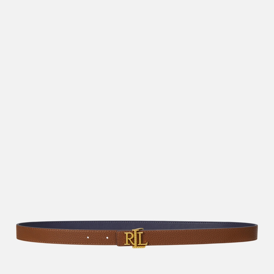 Lauren Ralph Lauren Leather Reversible 20 Skinny Belt