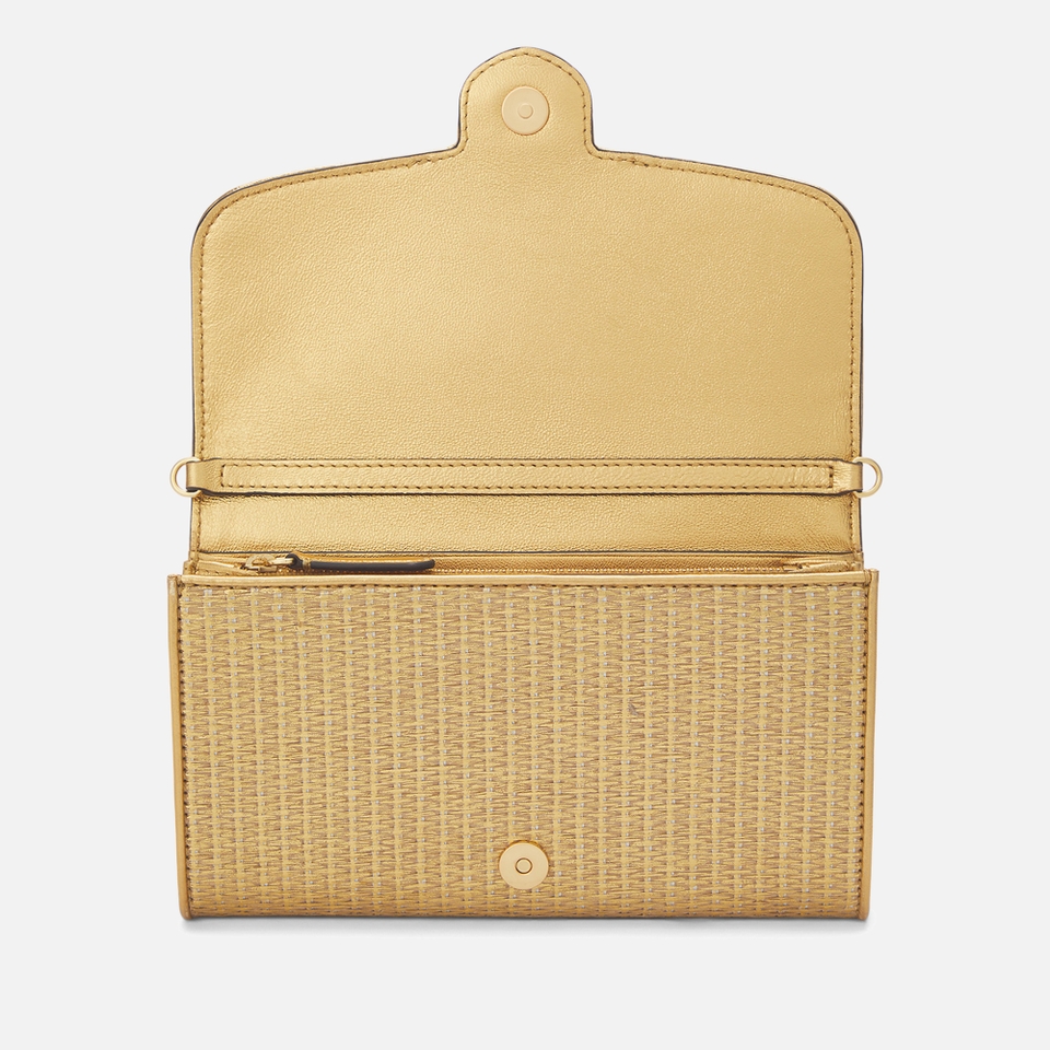 Lauren Ralph Lauren Adair 20 Metallic Woven Wallet