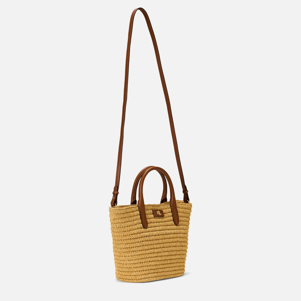 Lauren Ralph Lauren Brie 22 Straw Tote Bag