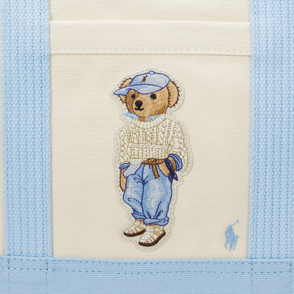 Polo Ralph Lauren Bear Canvas Tote Bag