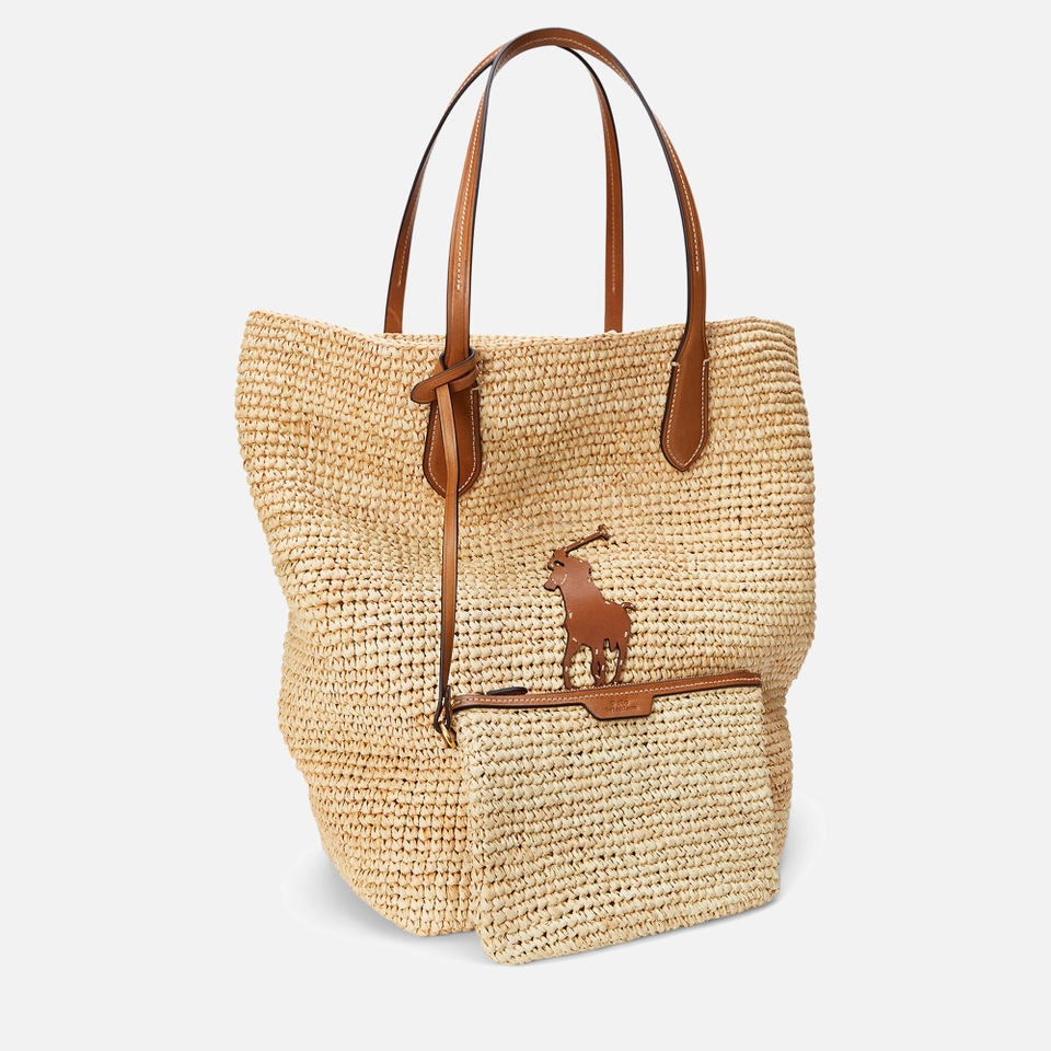 Polo Ralph Lauren North South Raffia Bag