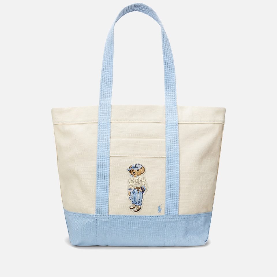 Polo Ralph Lauren Bear Canvas Tote Bag