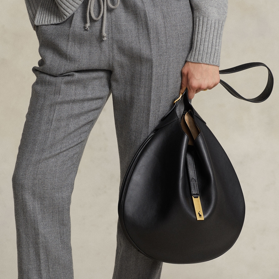 Polo Ralph Lauren ID Leather Shoulder Bag
