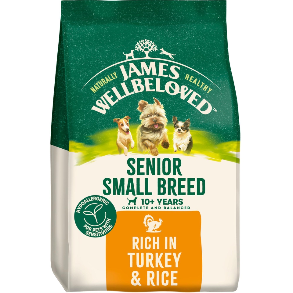 Senior Turkey & Rice Small Breed Dry Dog Food