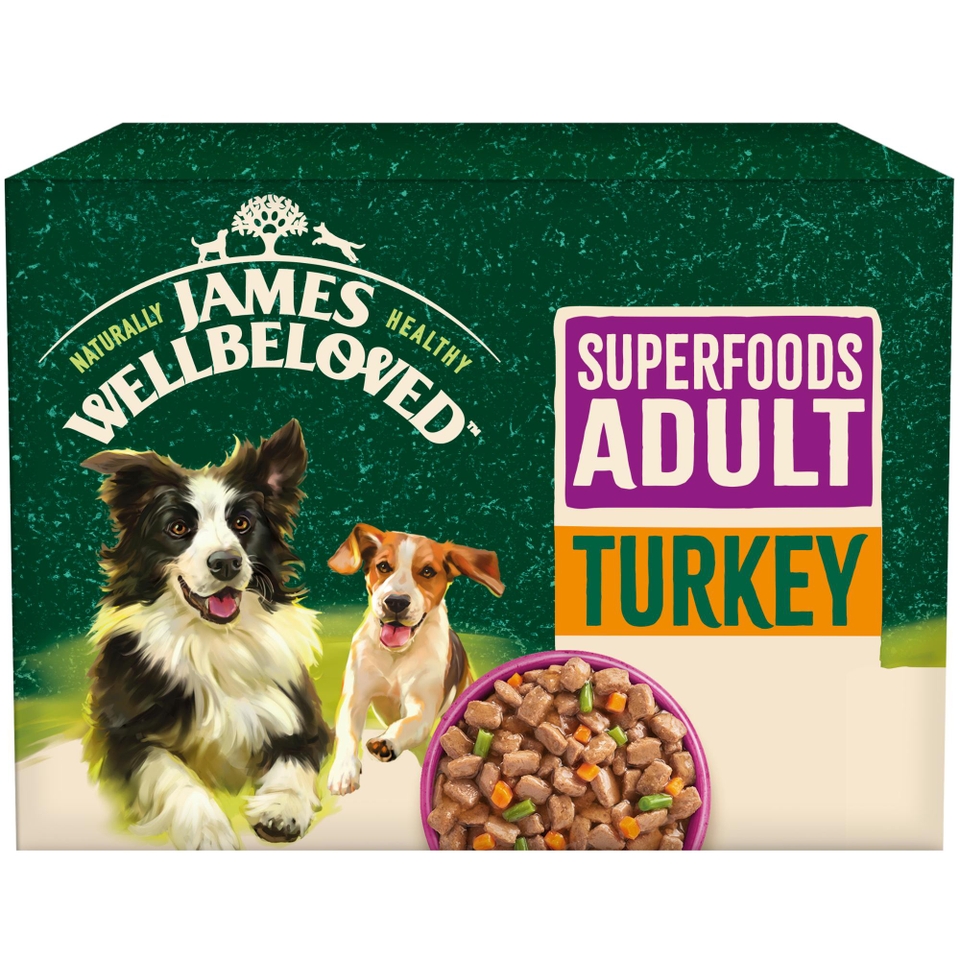 Adult Turkey in Gravy Wet Dog Superfoods Pouches