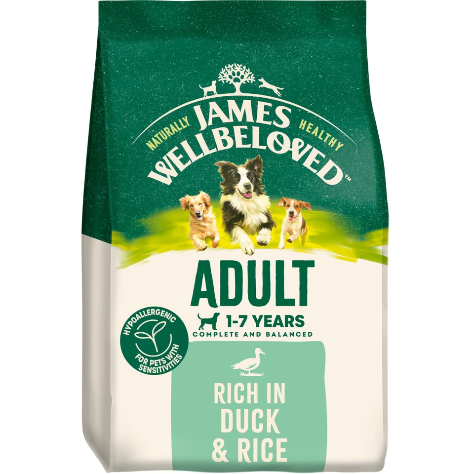 Adult Duck & Rice Dry Dog Food 15kg