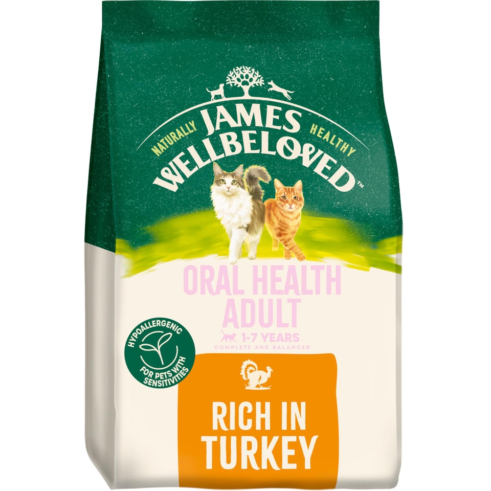 Adult Turkey Oral Health Dry Cat Food 10kg