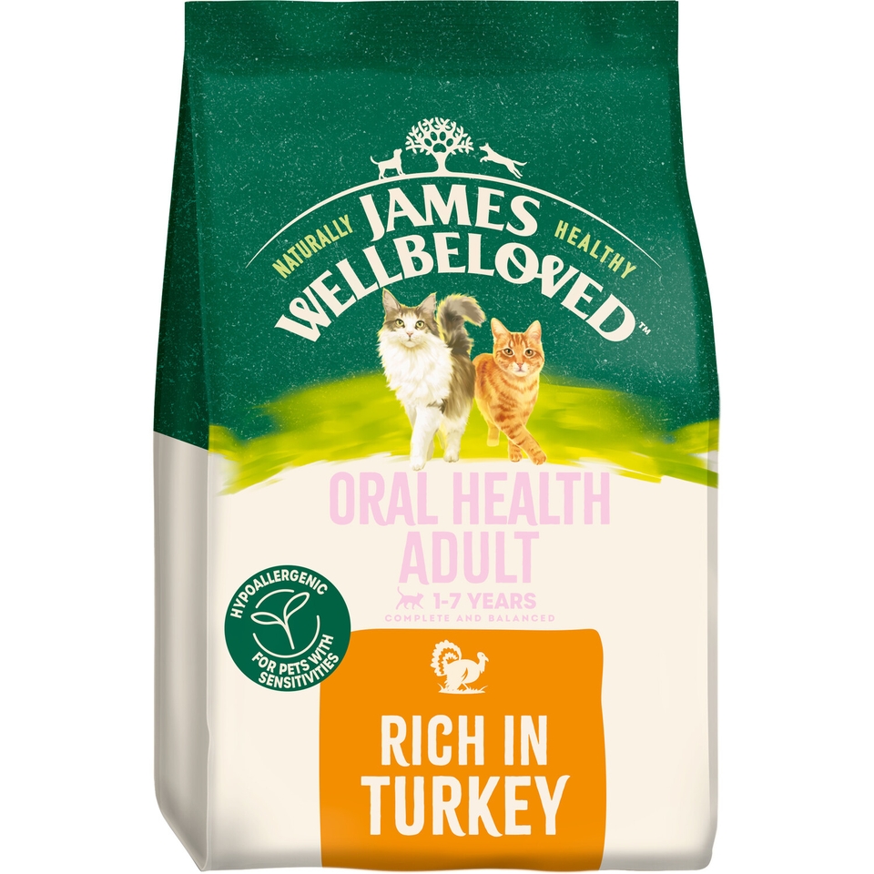 Adult Turkey Oral Health Dry Cat Food 1.5kg