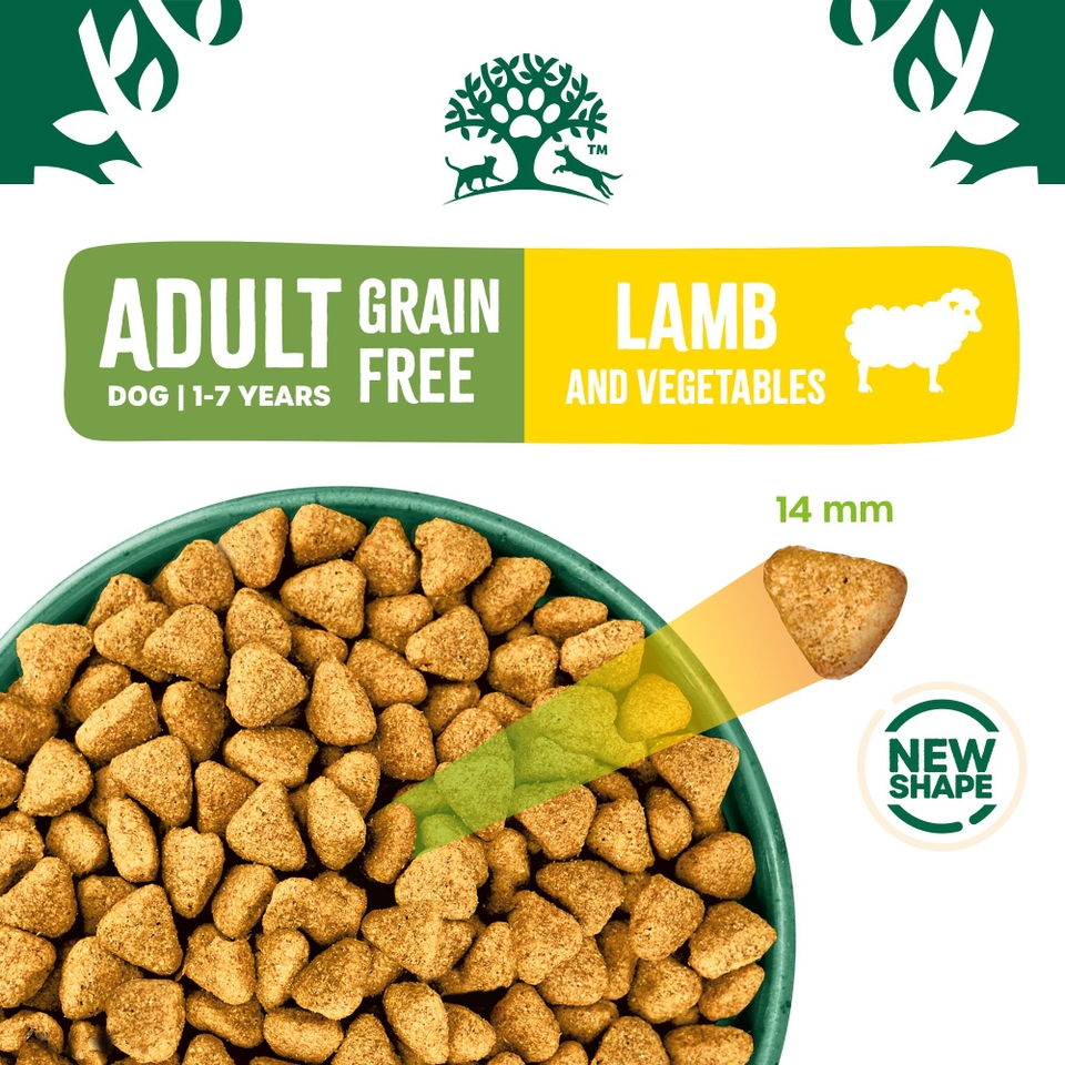 Adult Lamb & Veg Grain Free Dry Dog Food 10kg