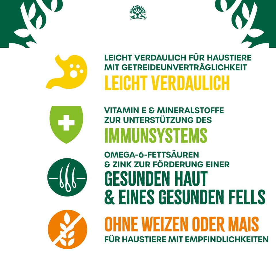Adult Hundetrockenfutter ohne Getreide Lamm & Gemüse 10kg