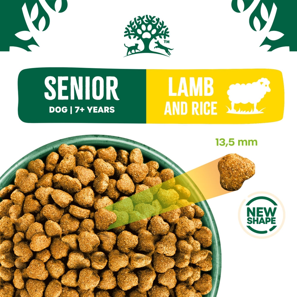 Senior Lamb & Rice Dry Dog Food 12kg